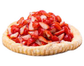 Strawberry Custard Cream Pie